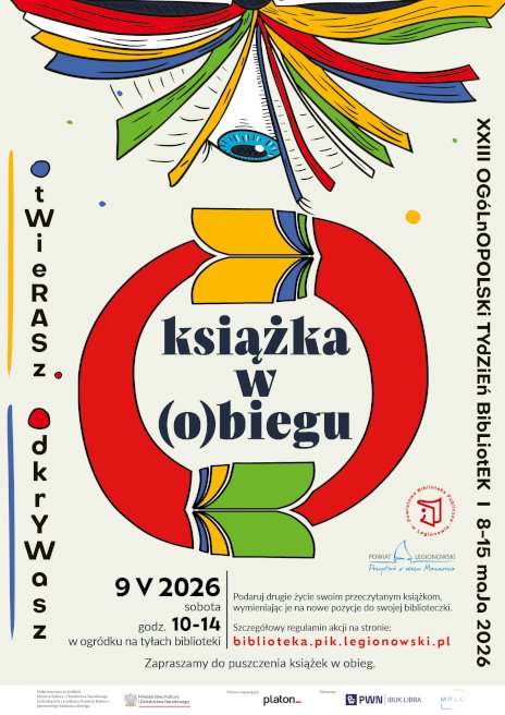 Plakat zapraszający na wydarzenie, szczegółowe informacje w aktualności