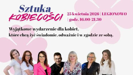 Plakat zapraszający na wydarzenie, szczegółowe informacje w aktualności