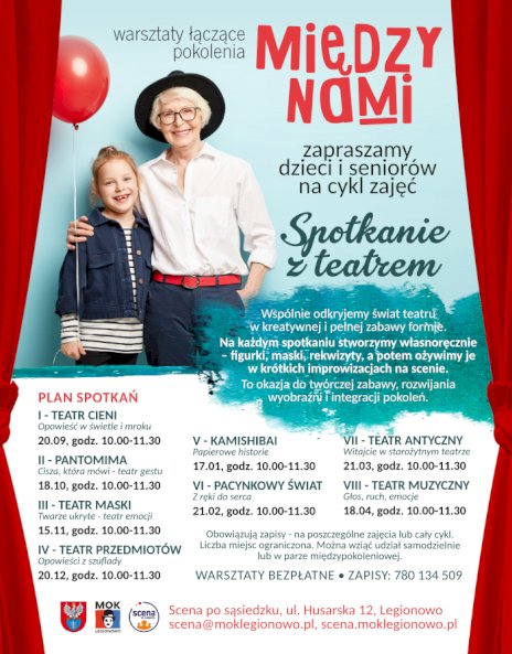Plakat zapraszający na wydarzenie, szczegółowe informacje w aktualności