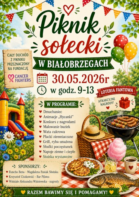 Plakat zawierający informacje o wydarzeniu. Te informacje są podane w aktualności.