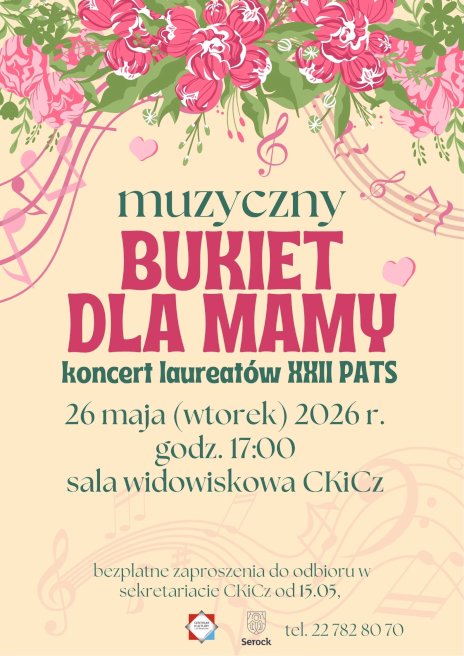 Plakat zawierający informacje o wydarzeniu. Te informacje są podane w aktualności.