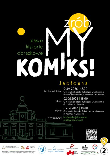 Plakat zapraszający na wydarzenie, szczegółowe informacje w aktualności