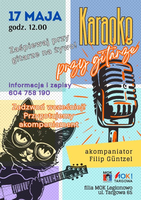 Plakat zapraszający na wydarzenie, szczegółowe informacje w aktualności