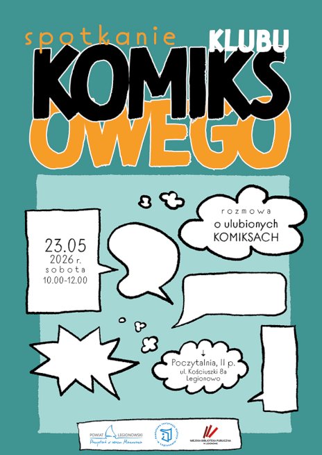 Plakat zawierający informacje o wydarzeniu. Te informacje są podane w aktualności.