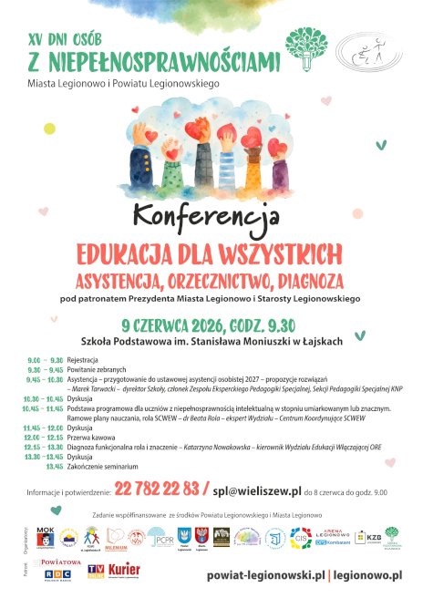 Plakat zapraszający na wydarzenie, szczegółowe informacje w aktualności
