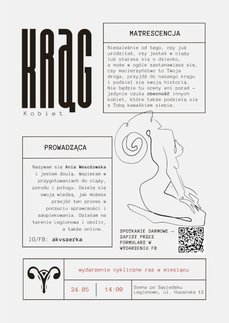 Plakat zapraszający na wydarzenie, szczegółowe informacje w aktualności