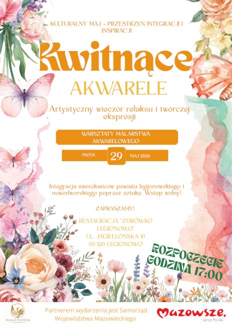 Plakat zawierający informacje o wydarzeniu.  Te informacje są podane w aktualności.