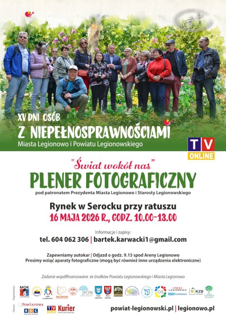 Plakat zawierający informacje o wydarzeniu.  Te informacje są podane w aktualności.