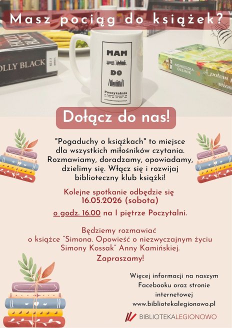 Spotkanie: „Pogaduchy o książkach”