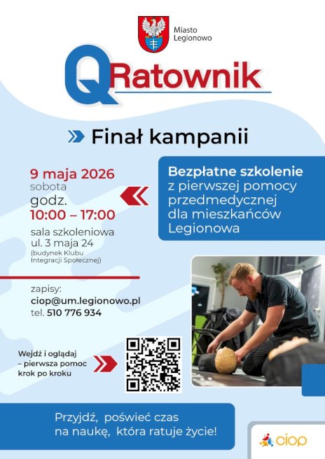 Plakat zapraszający na wydarzenie, szczegółowe informacje w aktualności