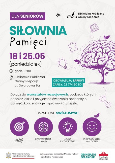 Plakat zapraszający na wydarzenie, szczegółowe informacje w aktualności
