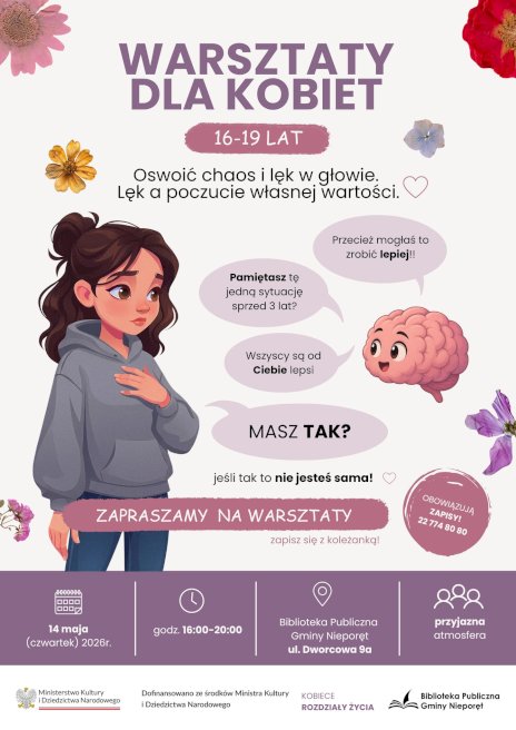 Plakat zapraszający na wydarzenie, szczegółowe informacje w aktualności