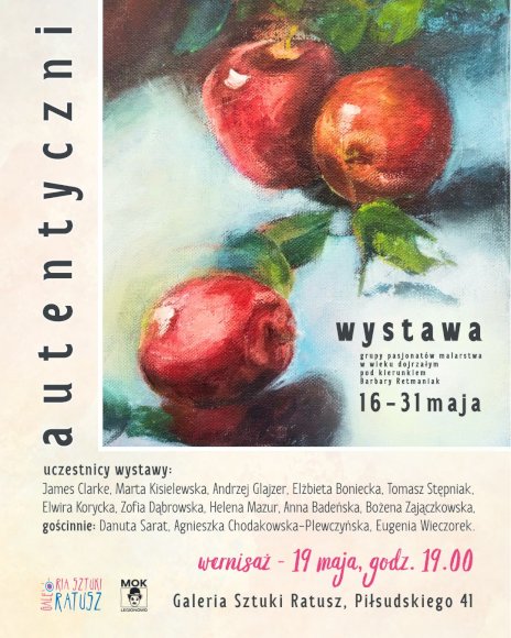 Plakat zapraszający na wydarzenie, szczegółowe informacje w aktualności