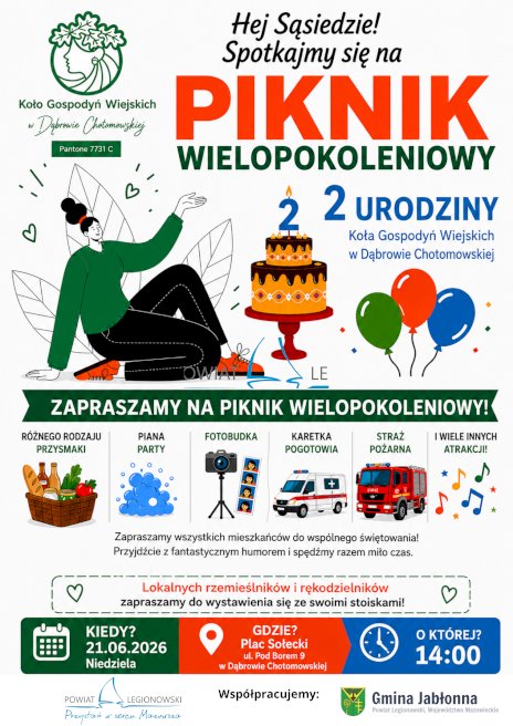 Plakat zapraszający na wydarzenie, szczegóły w aktualności