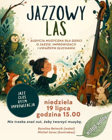 Plakat zapraszający na wydarzenie, szczegółowe informacje w aktualności