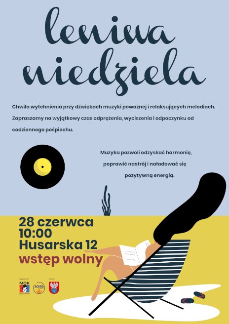 Plakat zapraszający na wydarzenie, szczegółowe informacje w aktualności