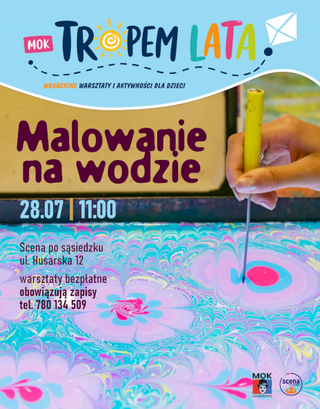 Plakat zapraszający na wydarzenie, szczegółowe informacje w aktualności