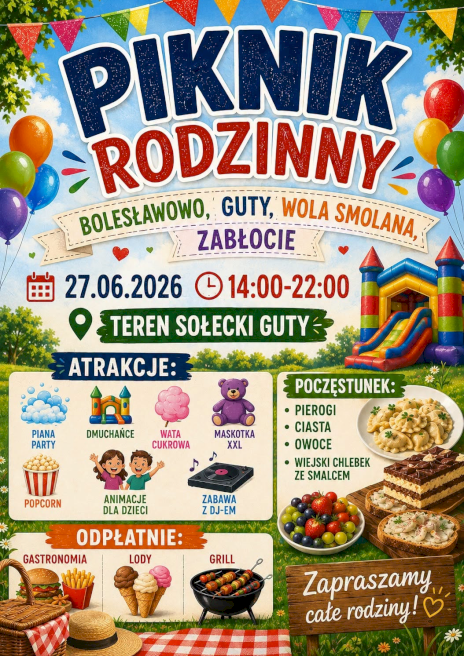 Plakat zapraszający na wydarzenie, szczegółowe informacje w aktualności