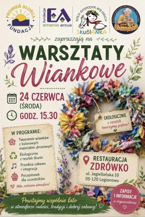 Plakat zapraszający na wydarzenie, szczegółowe informacje w aktualności