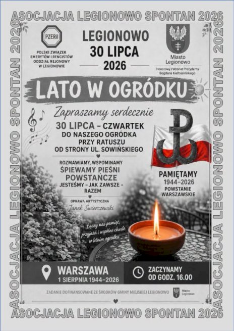 Szary plakat ze zniczem palącym się