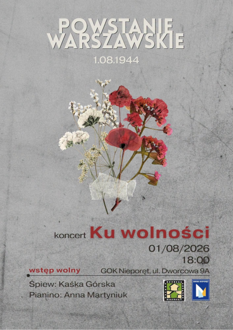 Plakat zapraszający na wydarzenie, szczegółowe informacje w aktualności