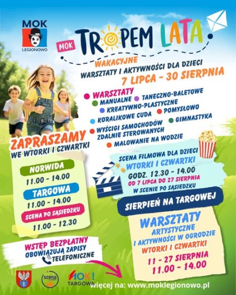 Plakat zawierający informacje o wydarzeniu. Te informacje są podane w aktualności.