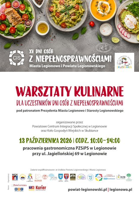 Plakat zapraszający na wydarzenie, szczegółowe informacje w aktualności