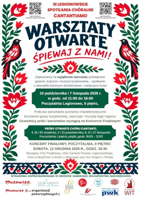 Plakat zapraszający na wydarzenie. Szczegółowe informacje w aktualności