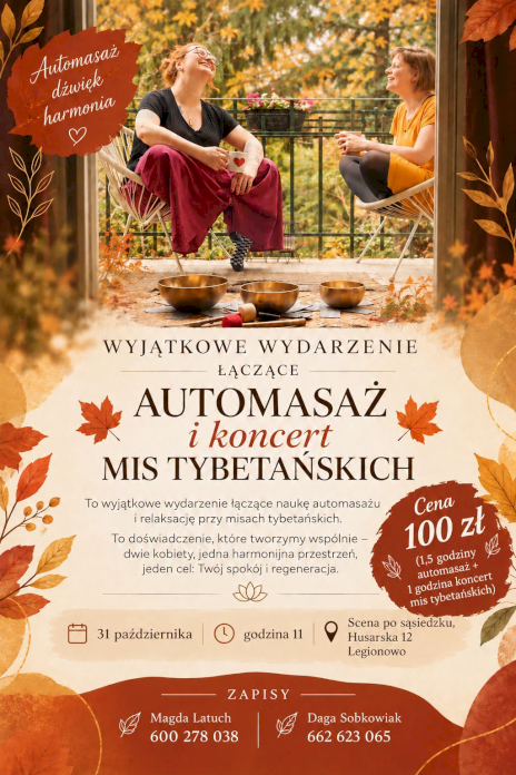 Plakat zapraszający na wydarzenie, szczegółowe informacje w aktualności