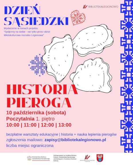 Plakat zapraszający na wydarzenie, szczegółowe informacje w aktualności