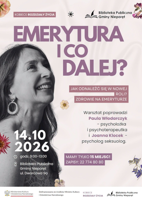 Plakat zapraszający na wydarzenie. Szczegółowe informacje w aktualności