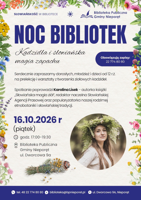 Plakat zapraszający na wydarzenie. Szczegółowe informacje w aktualności
