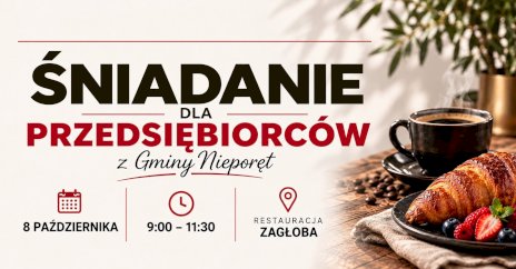 Plakat zapraszający na wydarzenie, szczegółowe informacje w aktualności