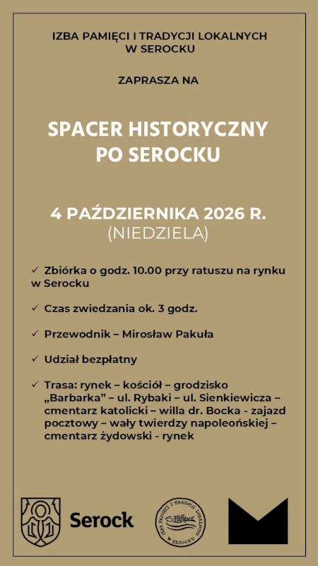 Plakat zapraszający na wydarzenie, szczegółowe informacje w aktualności