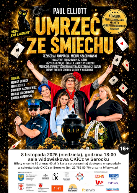 Plakat zapraszający na wydarzenie, szczegółowe informacje w aktualności