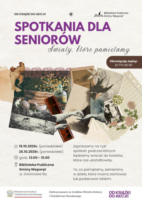 Plakat zapraszający na wydarzenie, szczegółowe informacje w aktualności