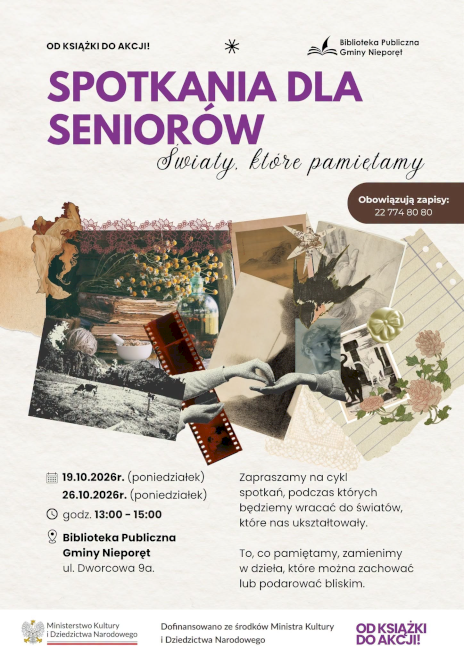 Plakat zapraszający na wydarzenie, szczegółowe informacje w aktualności