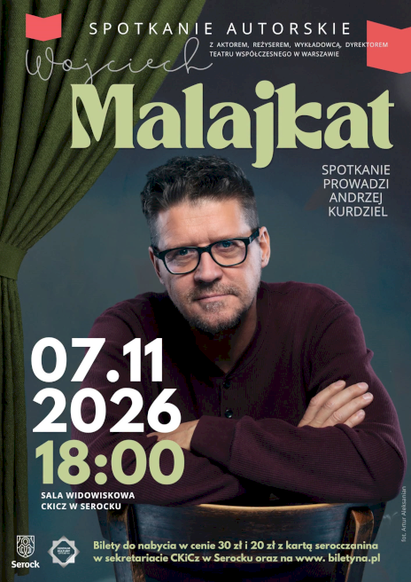 Plakat zapraszający na wydarzenie, szczegółowe informacje w aktualności