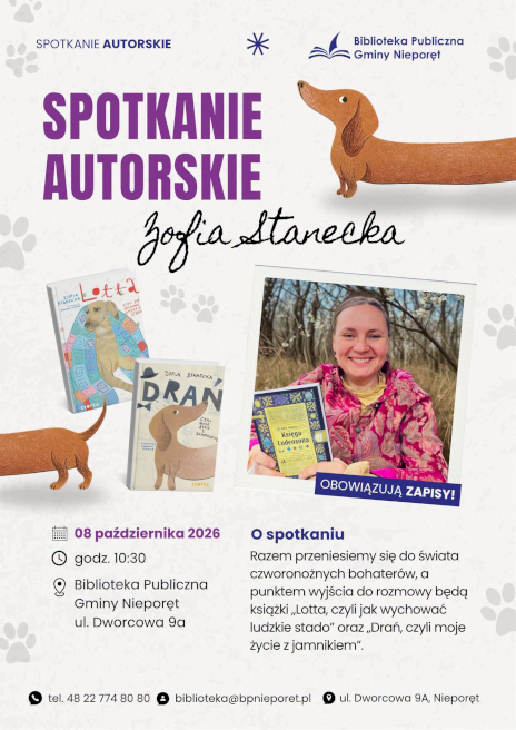 Plakat zapraszający na wydarzenie. Szczegółowe informacje w aktualności