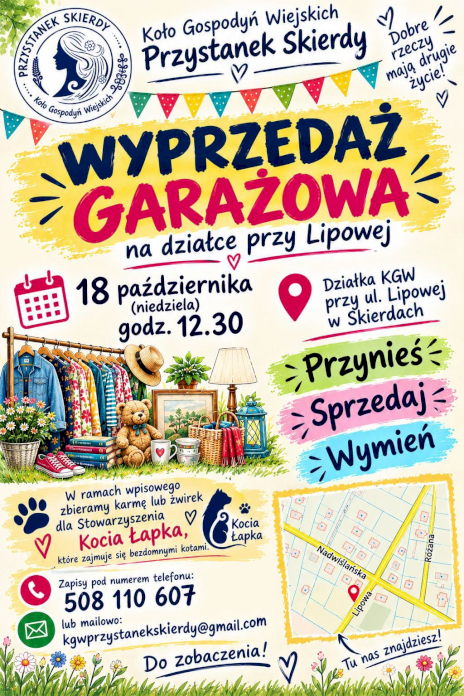 Plakat zapraszający na wydarzenie, szczegółowe informacje w aktualności