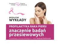 Profilaktyka raka piersi - bezpłatne wykłady