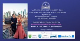 Pałacowe Spotkania z Muzyką – Koncert Duo Karolina Mikołajczyk & Iwo Jedynecki