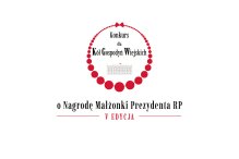 Grafika z napisem Konkurs dla Kół Gospodyń Wiejskich o Nagrodę Małżonki Prezydenta RP V EDYCJA