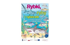 Okładka książeczki pt. „Rybki, Ryby i Rybeczki z mórz i oceanów całego świata"