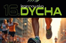nogi biegacza, napis Legionowska Dycha