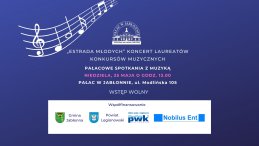 grafika "Pałacowe Spotkania z Muzyką" z logotypami