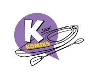 Zdjęcie przedstawia logo wydarzenia o nazwie K jak komiks
