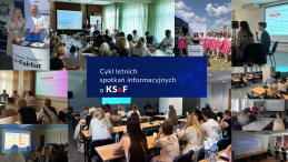 Zdjęcie legionowskich uczestników letnich spotkań informacyjnych poświęconych KSeF