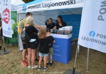 Zdjęcie stoiska promocyjnego Powiatu Legionowskiego