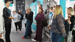 Na zdjęciu uczestnicy wydarzenia o nazwie Dzień w Muzeum Historycznym w Legionowie